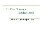 CCNA – Network 			Fundamentals - slide 1