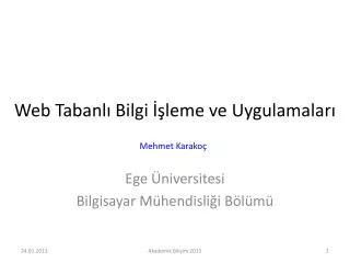 web tabanl bilgi leme ve uygulamalar