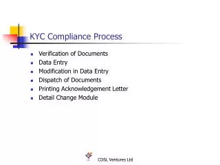 KYC Compliance Process