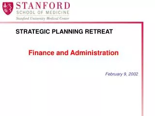 Finance and Administration