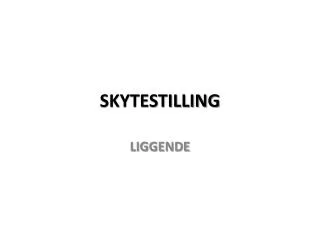 skytestilling