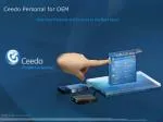 Ceedo Personal for OEM - slide 1