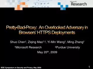 Pretty-Bad-Proxy: An Overlooked Adversary in Browsers’ HTTPS Deployments
