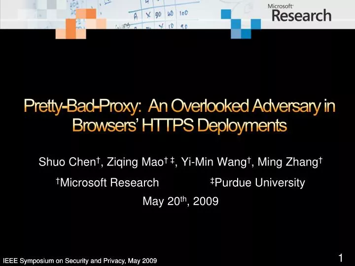 pretty bad proxy an overlooked adversary in browsers https deployments