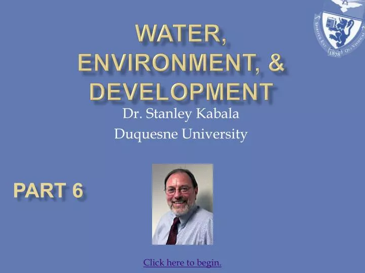 water environment development
