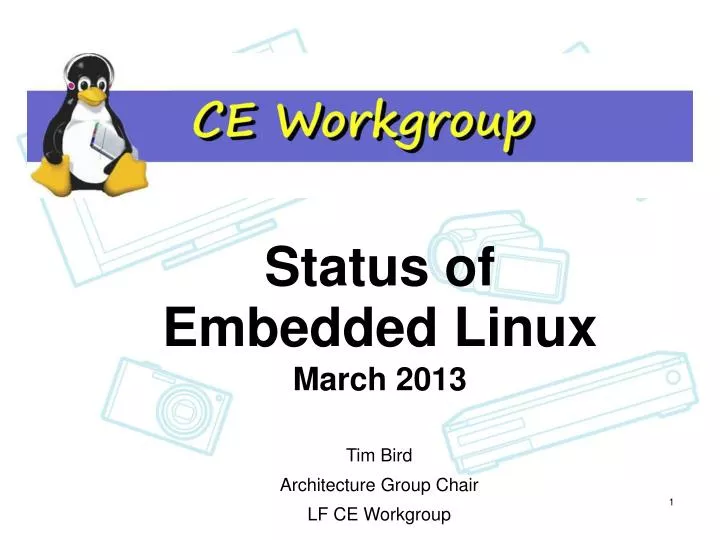 status of embedded linux march 2013