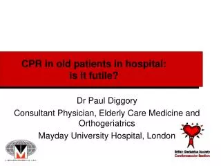 CPR in old patients in hospital: is it futile?