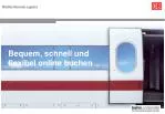 Bequem, schnell und flexibel online buchen - slide 1