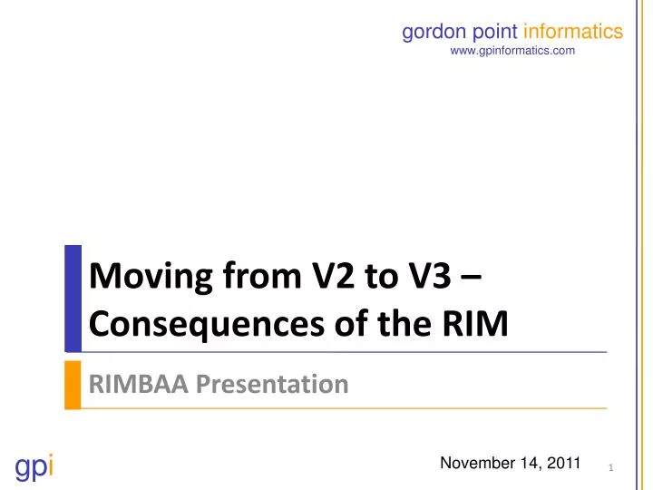 moving from v2 to v3 consequences of the rim