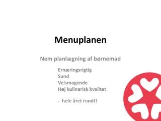 menuplanen