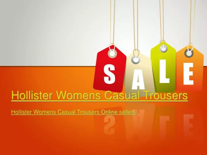 hollister womens casual trousers