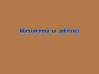 bolezni v afriki