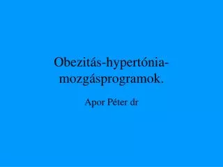 obezit s hypert nia mozg sprogramok