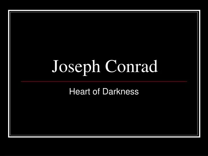 joseph conrad