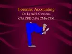 Forensic Accounting - slide 1