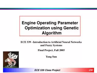 Engine Operating Parameter Optimization using Genetic Algorithm