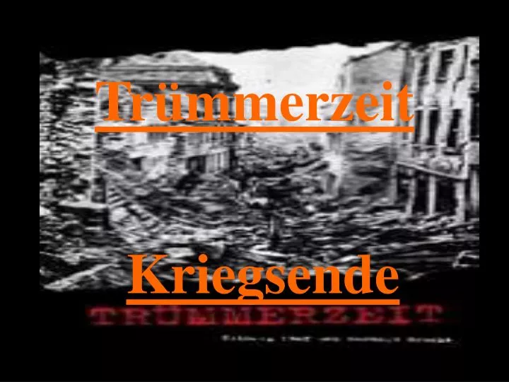 tr mmerzeit