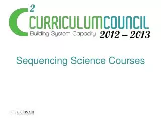 Sequencing Science Courses