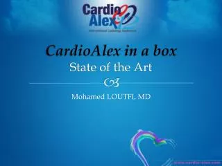 CardioAlex in a box State of the Art