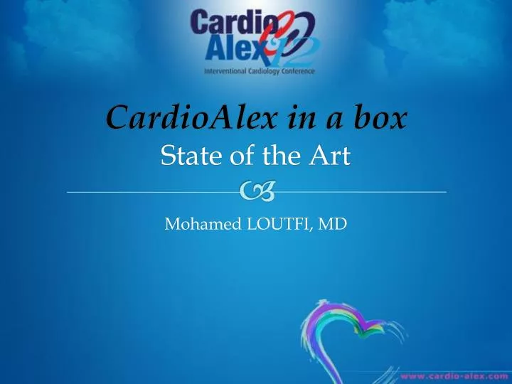 cardioalex in a box state of the art