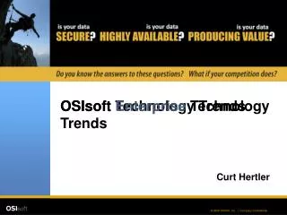 OSIsoft Technology Trends