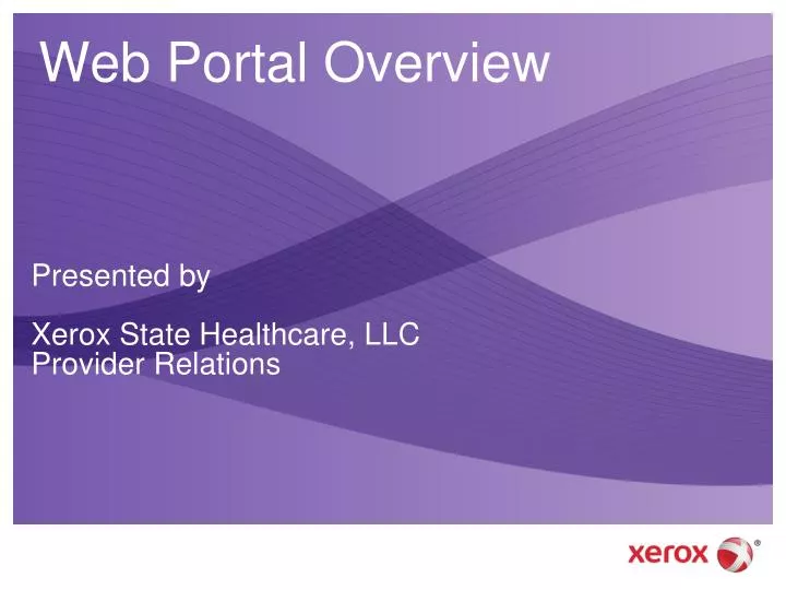 web portal overview