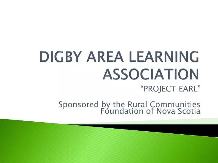 digby area learning association