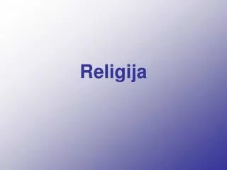 religija