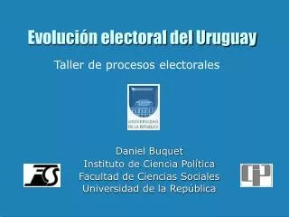 Evolución electoral del Uruguay