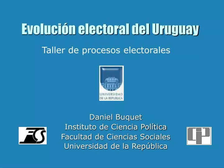 evoluci n electoral del uruguay