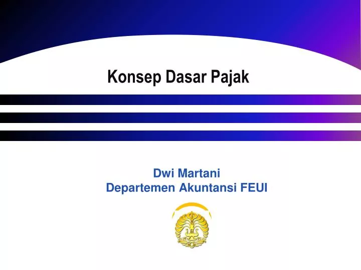 konsep dasar pajak