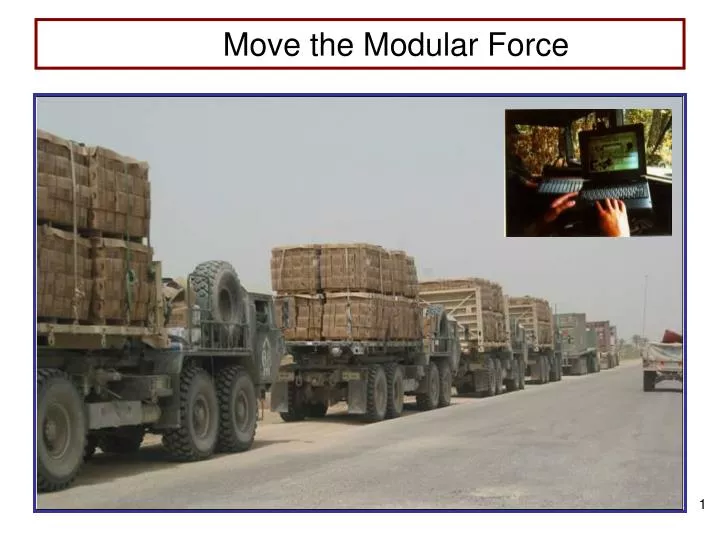 move the modular force