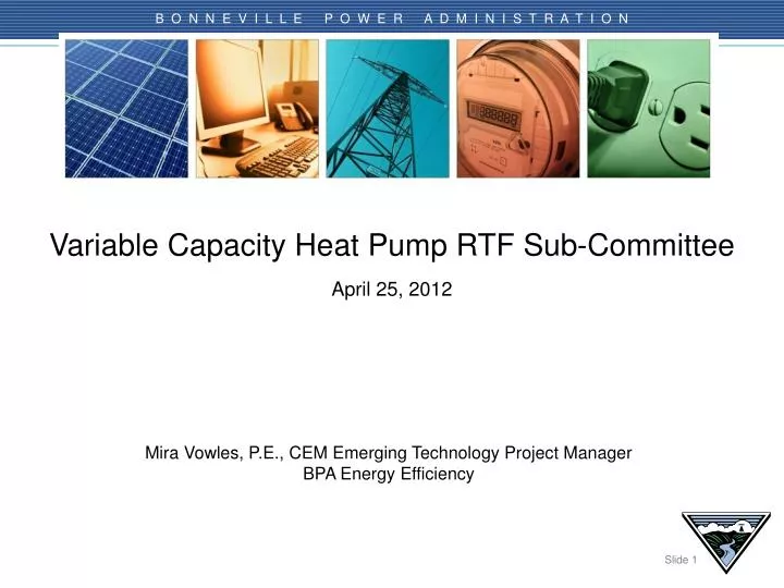 variable capacity heat pump rtf sub committee april 25 2012