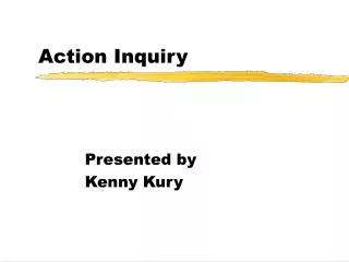 Action Inquiry