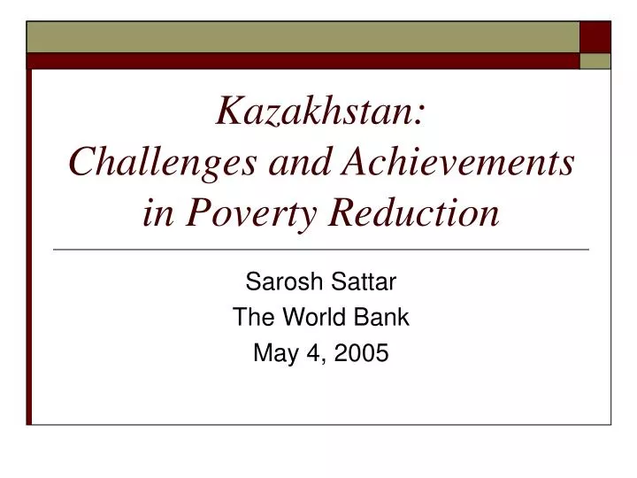 kazakhstan challenges and achievements in poverty reduction