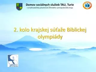 2. kolo krajskej súťaže Biblickej olympiády