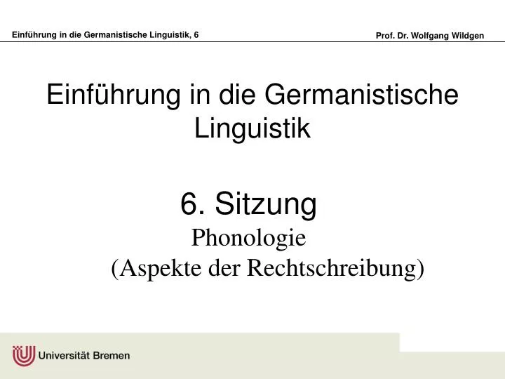 einf hrung in die germanistische linguistik