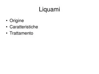 liquami