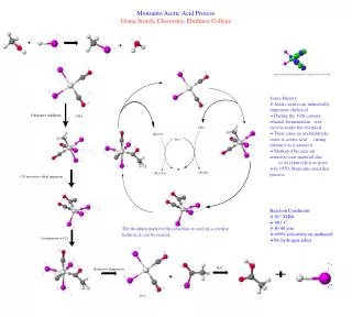 Monsanto Acetic Acid Process Giana Storck, Chemistry, Elmhurst College