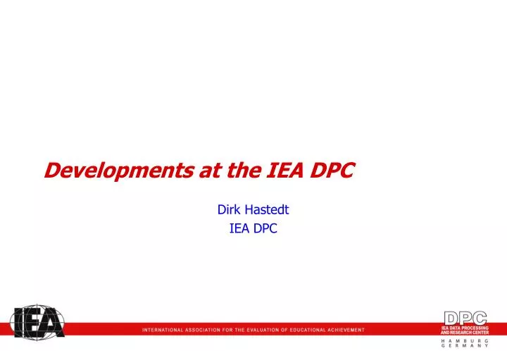 developments at the iea dpc