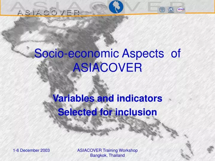 socio economic aspects of asiacover