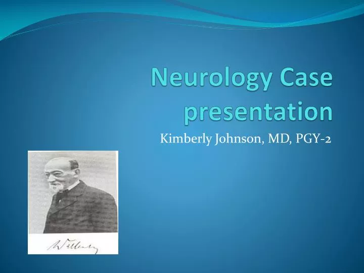 neurology case presentation