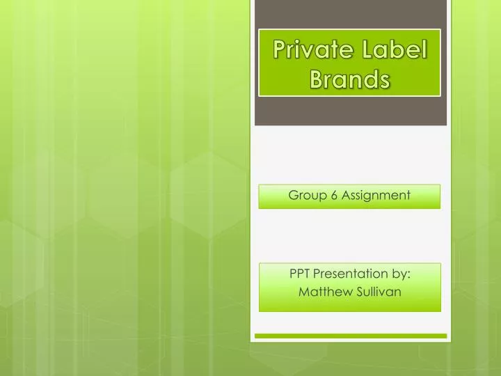 private label brands