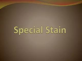 Special Stain