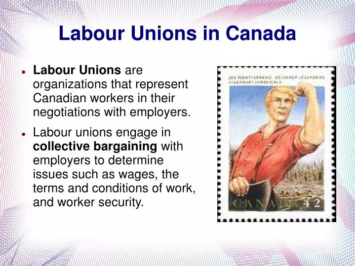 labour unions in canada