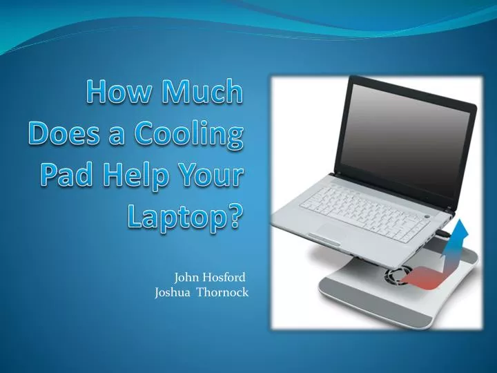how much does a cooling pad help your laptop