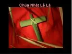 Chúa Nhật Lễ Lá