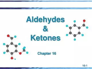 Aldehydes &amp; Ketones