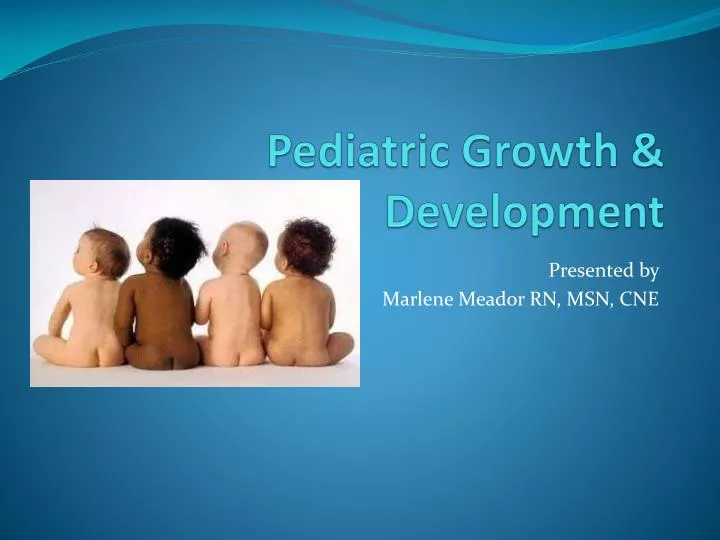 pediatric growth development
