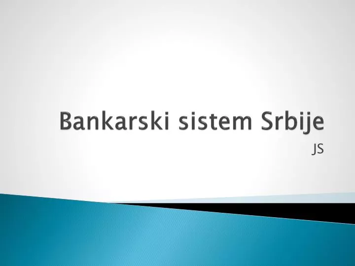 bankarski sistem srbije